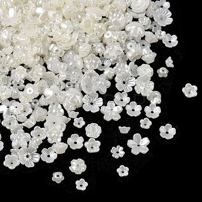 Pearlized ABS Plastic Beads KY-G032-02B-1