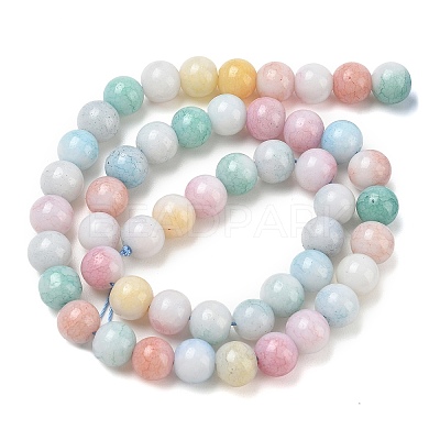 Ombre Effect Dyed Glass Beads Strands X-GLAA-T031-01O-06-1