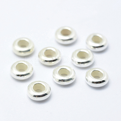 925 Sterling Silver Beads STER-I014-7mm-24S-1