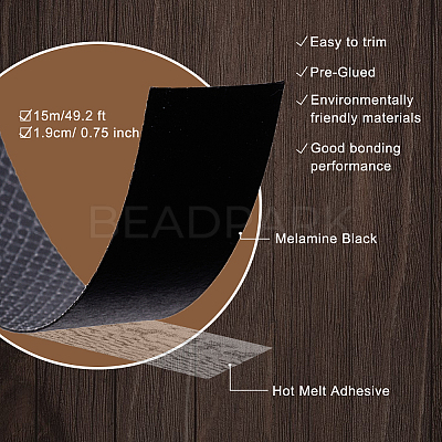 Melamine Flat Sealing Strip AJEW-WH0270-247A-1