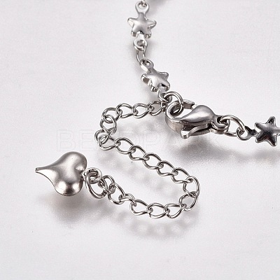 Tarnish Resistant 304 Stainless Steel Bracelet Making STAS-L248-008P-1