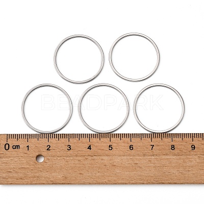 Tarnish Resistant 304 Stainless Steel Linking Ring STAS-T047-15A-1