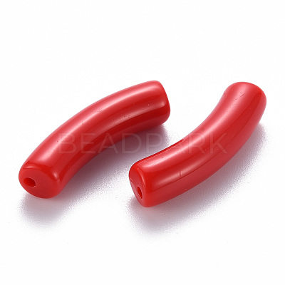 Opaque Acrylic Beads MACR-S372-002B-S010-1
