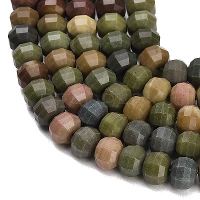 Dyed Natural White Jade Beads Strands GG-CBA9106-01V-1