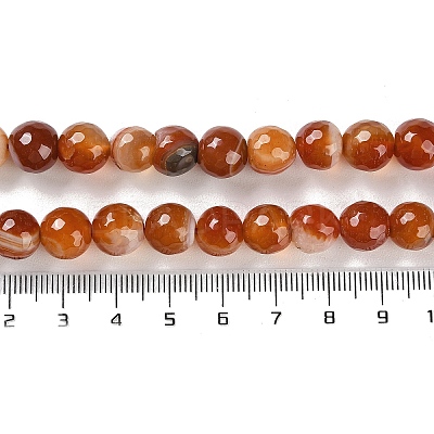 Natural Agate Beads Strands G-M437-B01-01J-1