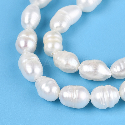Natural Cultured Freshwater Pearl Beads Strands PEAR-N012-05B-01-1