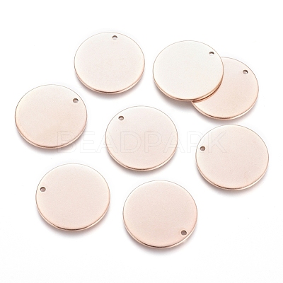 Ion Plating(IP) 304 Stainless Steel Pendants STAS-I124-03B-RG-1