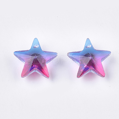 Rainbow K9 Glass Pendants GLAA-S180-16C-1