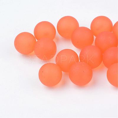 Transparent Acrylic Beads FACR-R022-10mm-M-1