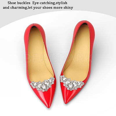 Bridal Wedding Shoe Clip DIY-WH0343-22-1