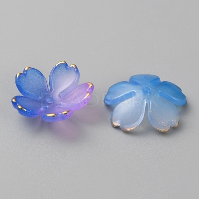 Acrylic Bead Caps OACR-CJC0002-04G-1