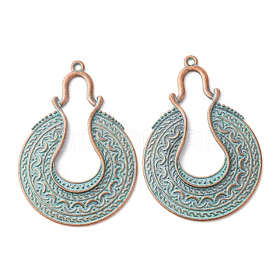 Tibetan Style Alloy Pendants X-FIND-B055-02K-1