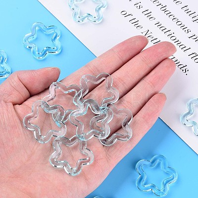 Transparent Acrylic Beads LS-MACR-S373-24-B08-1