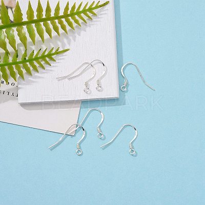 925 Sterling Silver Flat Pad  Stud Earring Findings STER-K167-045D-S-1