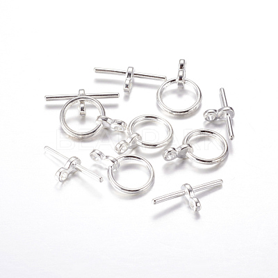 Tibetan Style Toggle Clasps TIBE-AB2035Y-S-NF-1