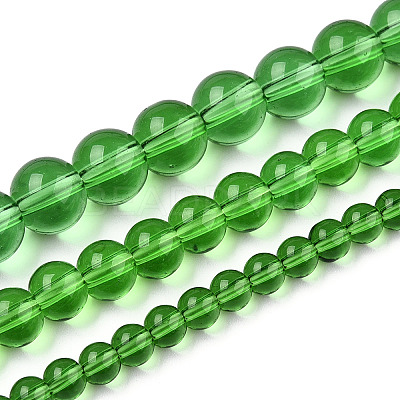 Transparent Glass Beads Strands GLAA-T032-T4mm-07-1