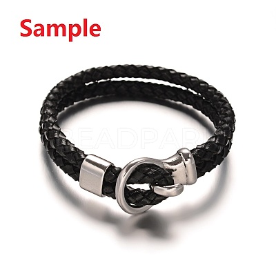 Non-Tarnish 304 Stainless Steel Hook Clasps STAS-D166-84P-1