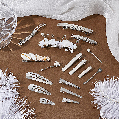 Iron Alligator & Snap Hair Clip Findings IFIN-PH0024-60P-1
