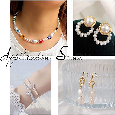 2 Strands Natural Cultured Freshwater Pearl Beads Strands PEAR-NB0001-10-1