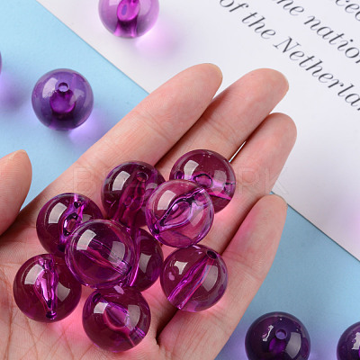 Transparent Acrylic Beads MACR-S370-A20mm-743-1