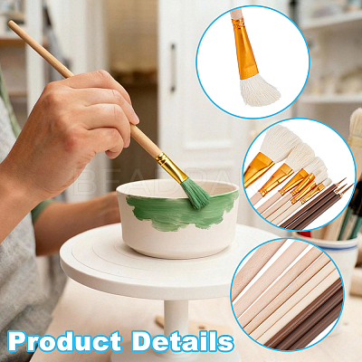 Wool Clay Paint Brush TOOL-NB0002-34-1
