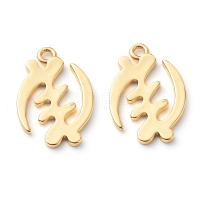 Brass Pendants KK-J278-20G-1