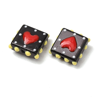 Glass Enamel Beads GL-CBA33A9-03F-1