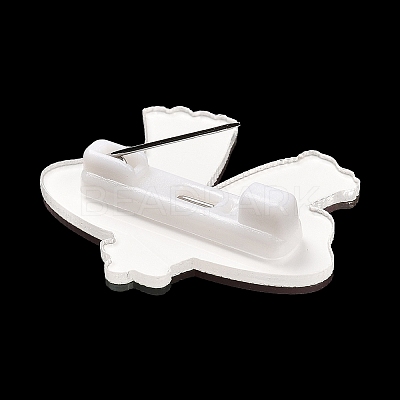 Cartoon Style Acrylic Brooch JEWB-D016-01F-1