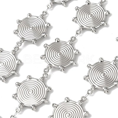 304 Stainless Steel Vortex Link Chains CHS-Z004-28P-1