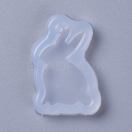 Bunny Pendant Silicone Molds X-DIY-L026-043-1