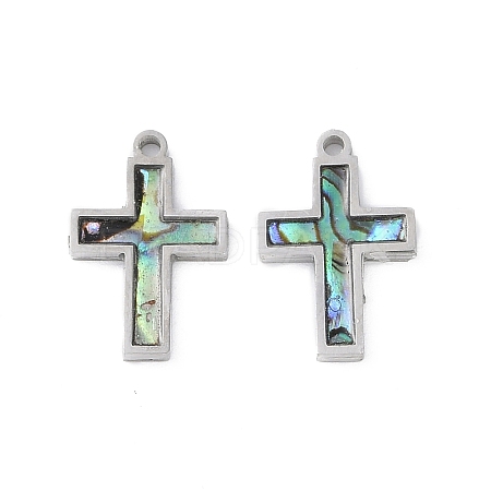 304 Stainless Steel Pendants STAS-S136-02P-02-1