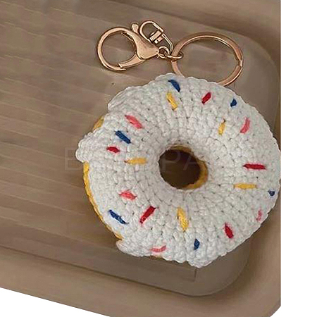 Donut Keychain DIY Knitting Kits for Beginners PW-WG37612-01-1