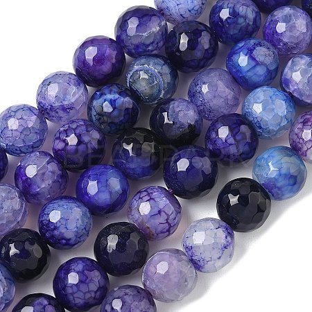 Natural Agate Beads Strands G-M437-C01-01U-1
