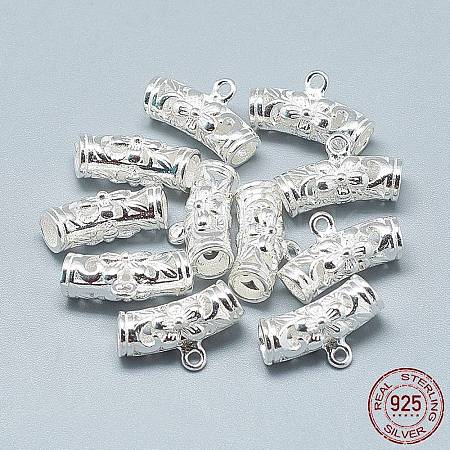 925 Sterling Silver Tube Bails STER-T002-54S-1