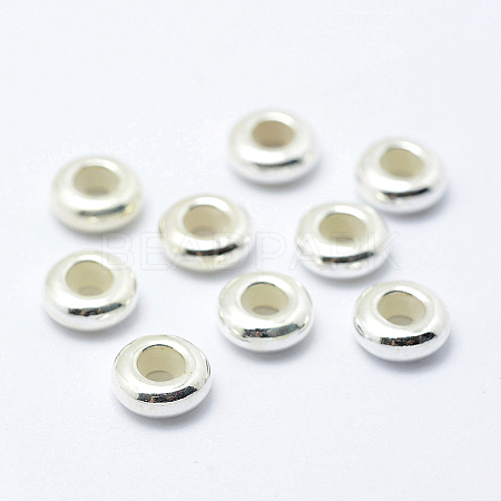 925 Sterling Silver Beads STER-I014-7mm-24S-1