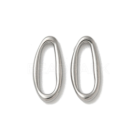 304 Stainless Steel Oval Linking Rings STAS-L300-010A-P-1