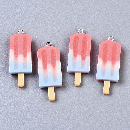 Rainbow Resin Pendants LS-X-CRES-S359-30C-1