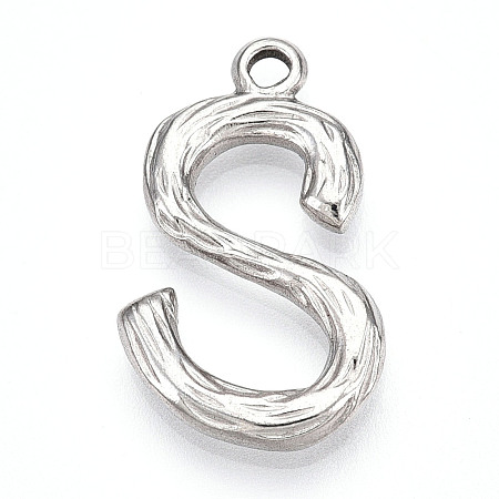 304 Stainless Steel Pendants STAS-N117-01P-S-1
