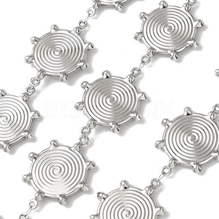 304 Stainless Steel Vortex Link Chains CHS-Z004-28P-1