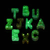Luminous & UV Plating Opaque Acrylic European Beads PACR-T017-11M-2