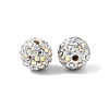 Polymer Clay Rhinestone Beads RB-N006-18-3