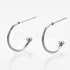 304 Stainless Steel Stud Earrings STAS-T047-20-3