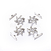 Tibetan Style Alloy Toggle Clasps X-LF5115Y-2