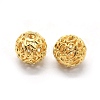 Hollow Brass Beads KK-L184-79G-2