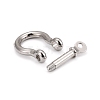 Alloy D-Ring Anchor Shackle Clasps X-PALLOY-L169-08-2