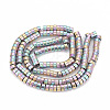 Electroplate Non-magnetic Synthetic Hematite Beads Strands X-G-T061-141D-2