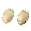 Smooth Surface Iron Stud Earring Findings IFIN-N005-15-1