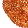 Natural Carnelian Beads Strands G-P573-A53-01-3