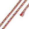 Five Tone Polyester Jewelry Braided Cord OCOR-G015-05B-01-1