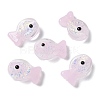 Handmade Foil Lampwork Fish Beads FOIL-Z001-01G-1